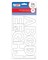 Creative Start Vinyl Self-Adhesive Letters and Numbers, 2", Helvetica Font, White, 133 count